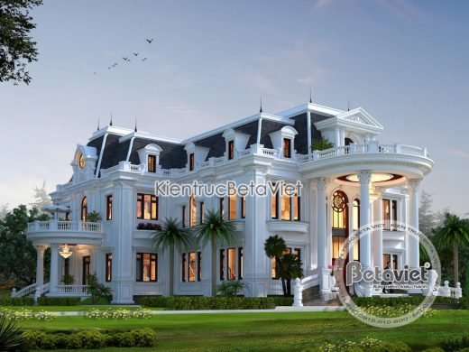 Dinh thự Tân cổ điển kiểu Pháp siêu tráng lệ