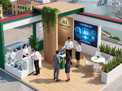 Booth quảng cáo sự kiện triển lãm ATC