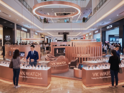 Gian hàng sự kiện triển lãm VK WATCH