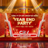 backdrop sự kiện end year party của công ty CRV GROUP